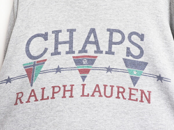 80s USA製 チャップス ラルフローレン プリント 半袖 Tシャツ メンズ XL / 80年代 ヴィンテージ CHAPS ポロ シングルステッチ 大きいサイズ