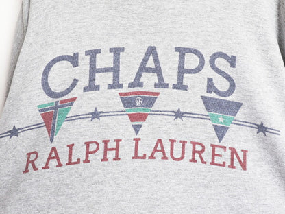 80s USA製 チャップス ラルフローレン プリント 半袖 Tシャツ メンズ XL / 80年代 ヴィンテージ CHAPS ポロ シングルステッチ 大きいサイズ