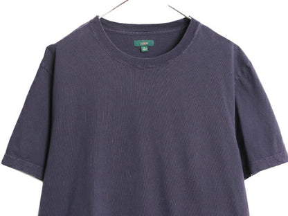 ジェイクルー 無地 半袖 Tシャツ メンズ  XL 古着 J CREW 復刻 巨人タグ 大きいサイズ ヘビーウェイト コットン 無地Tシャツ クルーネック