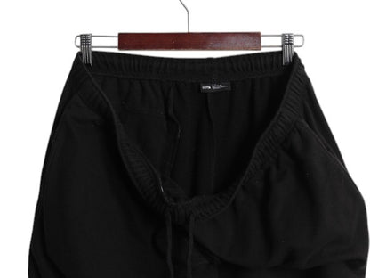 ノースフェイス ポケット付き スウェット ショートパンツ メンズ XL / ショーツ 短パン トレーナー ワンポイント 大きいサイズ シンプル 黒