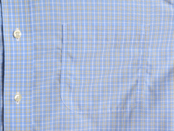 ブルックスブラザーズ チェック 長袖 シャツ メンズ L 程/ BROOKS BROTHERS ピマ コットン ワイシャツ ポケット付き ドレス マルチカラー