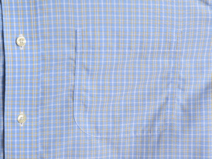 ブルックスブラザーズ チェック 長袖 シャツ メンズ L 程/ BROOKS BROTHERS ピマ コットン ワイシャツ ポケット付き ドレス マルチカラー