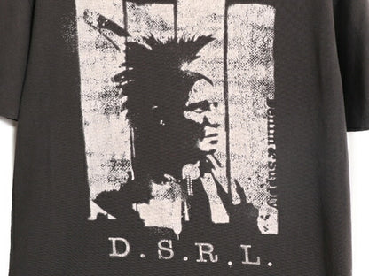 デニム&サプライ ラルフローレン ネイティブ プリント 半袖 Tシャツ メンズ S / 古着 ポロ DENIM&SUPPLY インディアン シングルステッチ 灰
