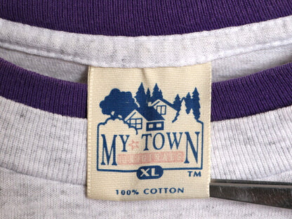 90s USA製 メッセージ プリント Tシャツ メンズ XL / 90年代 オールド グラフィック 当時物 大きいサイズ ヘビーウェイト シングルステッチ