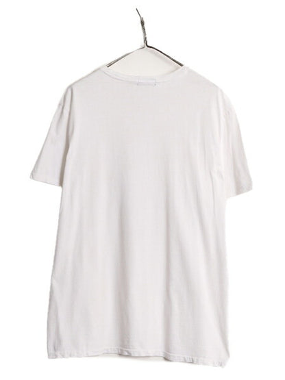 ポロベアー ポロ ラルフローレン プリント 半袖 Tシャツ メンズ L / 古着 キャラクター プリントTシャツ シングルステッチ クルーネック 白