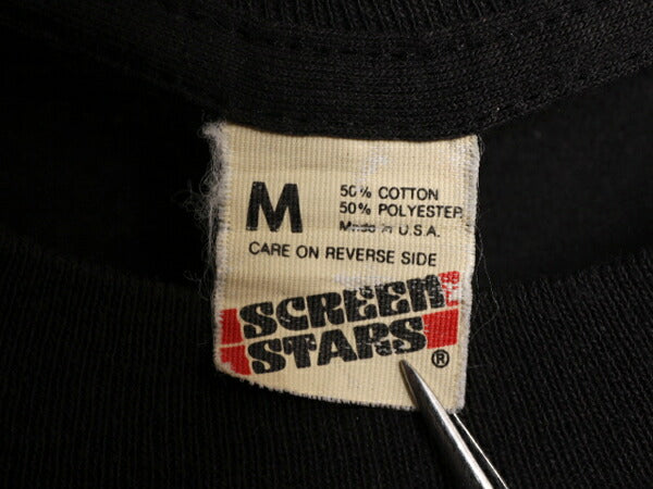 80s USA製 オペラ座の怪人 オフィシャル プリント 半袖 Tシャツ メンズ M 小さめ S ヴィンテージ ミュージカル アート シングルステッチ 黒
