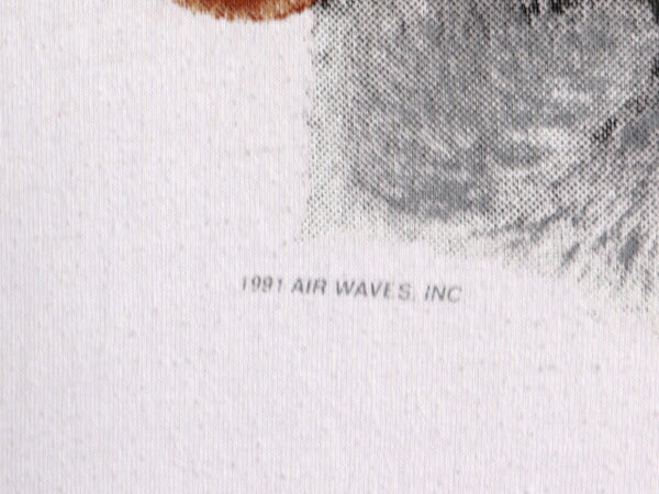 90s USA製 ドッグ アート イラスト プリント Tシャツ メンズ L 古着 90年代 オールド 犬 アニマル シングルステッチ グラフィック ビーグル