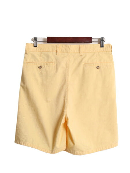 90s エディーバウアー コットン チノ ショートパンツ メンズ 32 / 古着 90年代 Eddie Bauer ショーツ 短パン アウトドア ツータック 黒タグ