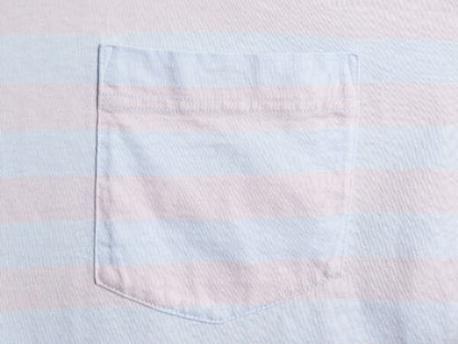 90s カルバンクライン ポケット付き ボーダー 半袖 Tシャツ メンズ XL / 古着 90年代 オールド CALVIN KLEIN SPORT ヘビーウェイト ポケT