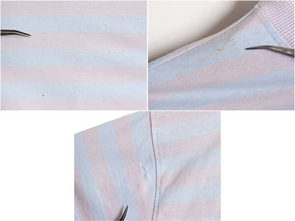 90s カルバンクライン ポケット付き ボーダー 半袖 Tシャツ メンズ XL / 古着 90年代 オールド CALVIN KLEIN SPORT ヘビーウェイト ポケT