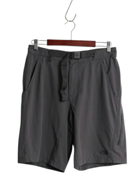 ノースフェイス ナイロン カーゴ ショートパンツ メンズ 32 / 古着 アウトドア ショーツ ストレッチ 短パン ワンポイント ゆったり グレー