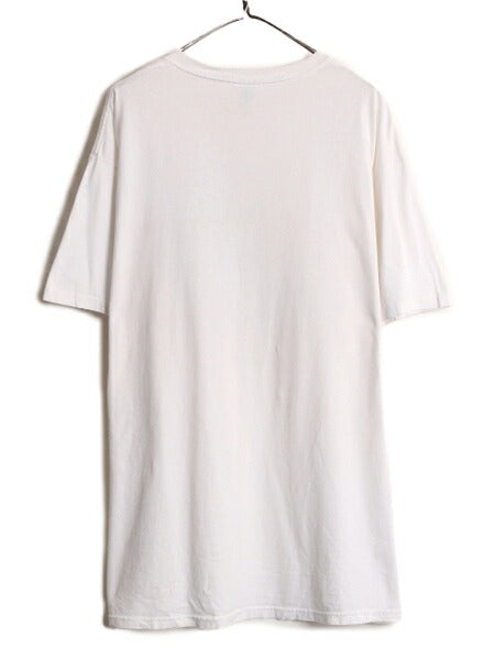 90s サンタクロース ジョーク イラスト プリント Tシャツ メンズ XL / 90年代 オールド アート キャラクター ヘビーウェイト 大きいサイズ