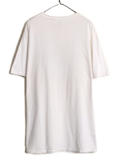 90s サンタクロース ジョーク イラスト プリント Tシャツ メンズ XL / 90年代 オールド アート キャラクター ヘビーウェイト 大きいサイズ