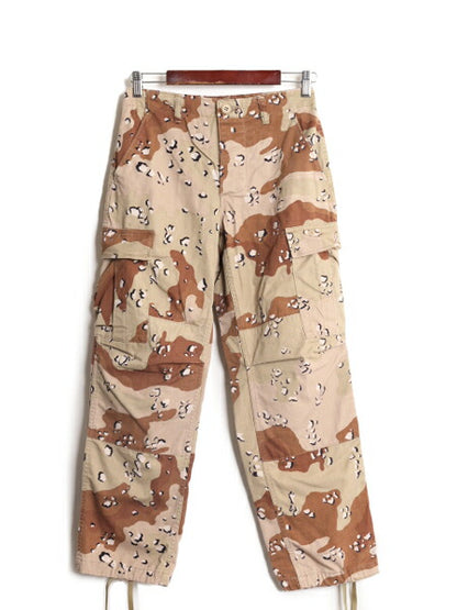 80s 86年製 US ARMY 米軍実物 デザート カモ BDU ミリタリー パンツ X-SMALL X-SHORT 80年代 ヴィンテージ 6c チョコチップ アーミー 迷彩