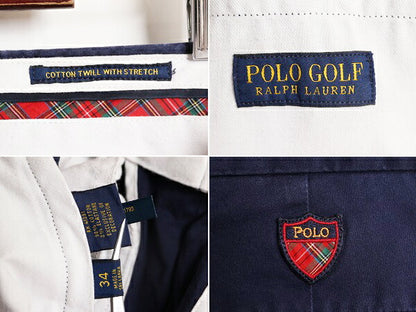 ポロ ゴルフ ラルフローレン チノ ショートパンツ メンズ 34 / POLO GOLF ショーツ 短パン アーミー タイプノータック コットン ストレッチ