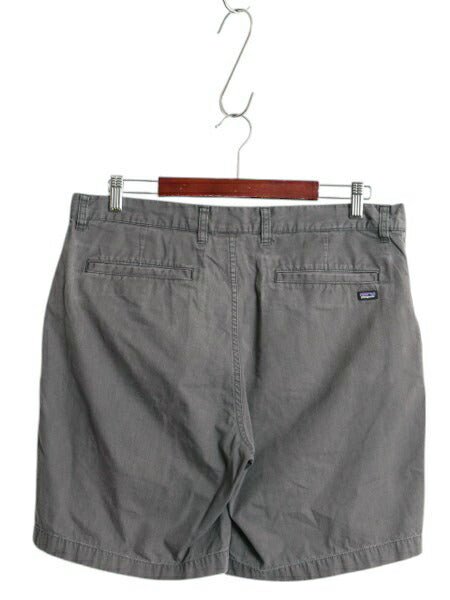 パタゴニア オールウェア ショーツ メンズ 35 15年製 アウトドア ノータック ショートパンツ オーガニック コットン キャンバス 短パン 灰