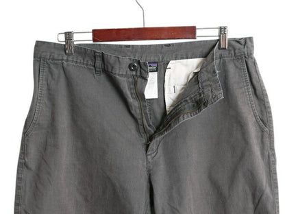 パタゴニア オールウェア ショーツ メンズ 35 15年製 アウトドア ノータック ショートパンツ オーガニック コットン キャンバス 短パン 灰