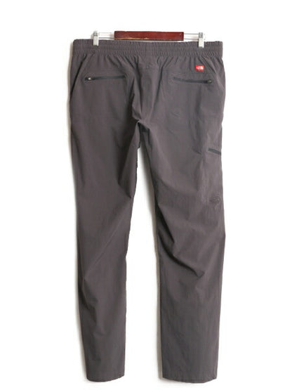 ノースフェイス ナイロン パンツ レディース L 古着 The North Face アウトドア ストレッチ カーゴ ストレート トレイル クロップド グレー