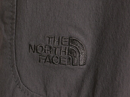 ノースフェイス ナイロン パンツ レディース L 古着 The North Face アウトドア ストレッチ カーゴ ストレート トレイル クロップド グレー