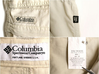 00s コロンビア 2WAY ナイロン カーゴ コンバーチブル パンツ メンズ L / 00年代 オールド Columbia アウトドア ショーツ ロング トレイル
