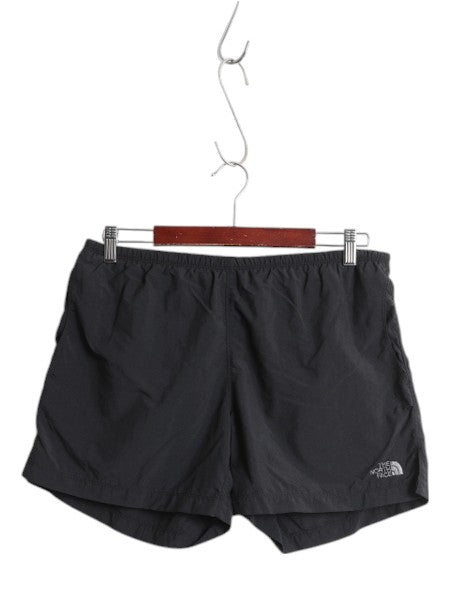 ノースフェイス ナイロン ショート パンツ レディース M メンズ S 程 アウトドア サーフ スイム ショーツ 短パン 水陸両用 インナー付き 黒