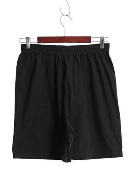 チャンピオン コットン ショートパンツ メンズ M イージー ショーツ 短パン トレーニング ハーフパンツ ワンポイント 薄手 目付き ブラック