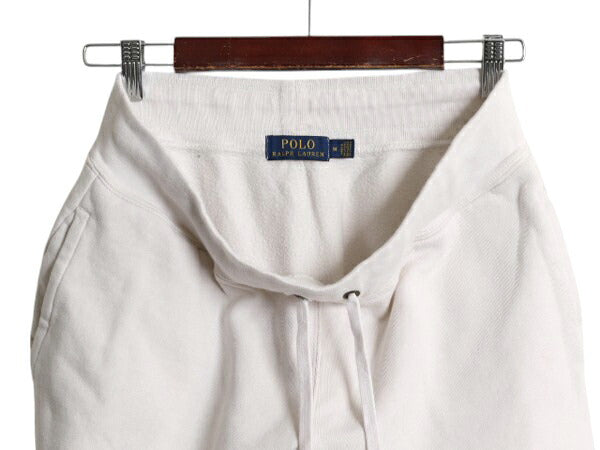 ポロ ラルフローレン スウェット ショートパンツ メンズ M / ヴィンテージ 加工 ショーツ トレーナー 裏起毛 タイガー フロッキー プリント