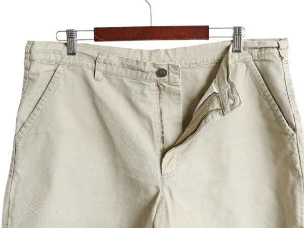 パタゴニア ロング スタンドアップ ショーツ メンズ 38 10年製 アウトドア ノータック ショートパンツ 短パン キャンバス ダック ベージュ
