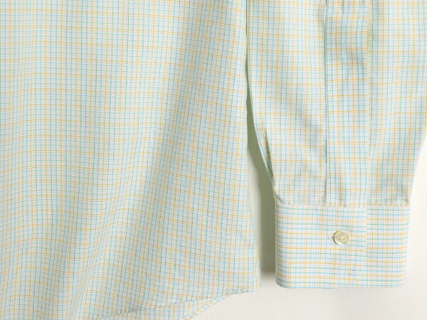 ブルックスブラザーズ チェック 長袖 ボタンダウン シャツ メンズ M 程 BROOKS BROTHERS コットン ワイシャツ マルチカラー スリムフィット