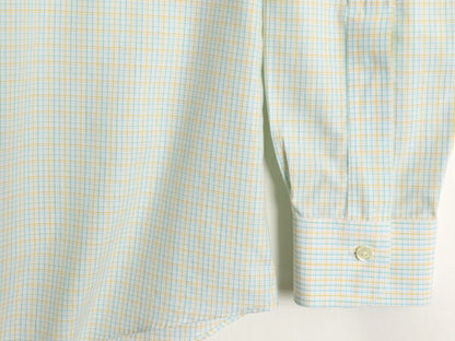 ブルックスブラザーズ チェック 長袖 ボタンダウン シャツ メンズ M 程 BROOKS BROTHERS コットン ワイシャツ マルチカラー スリムフィット
