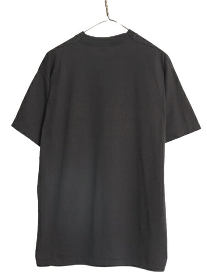 90s USA製 ジョーク メッセージ プリント 半袖 Tシャツ メンズ XL 90年代 オールド グラフィック 大きいサイズ シングルステッチ ブラック