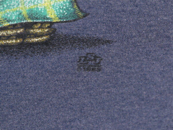 80s USA製 ドッグ アート イラスト プリント Tシャツ メンズ XL 古着 80年代 ヴィンテージ 犬 アニマル シングルステッチ 大きいサイズ 紺