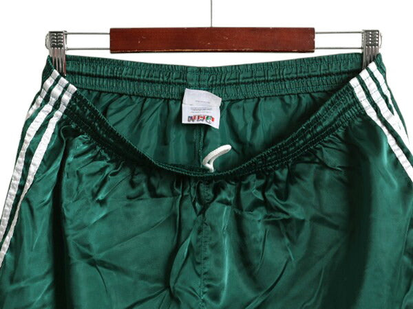 90s アディダス ナイロン ショートパンツ メンズ L 古着 オールド 短パン ショーツ スポーツ トレーニング 3ライン サッカー プラクティス