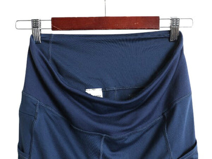 パタゴニア パックアウト クロップ レディース L 20年製 タイツ ストレッチ パンツ レギンス スパッツ フィットネス トレーニング ヨガ 青