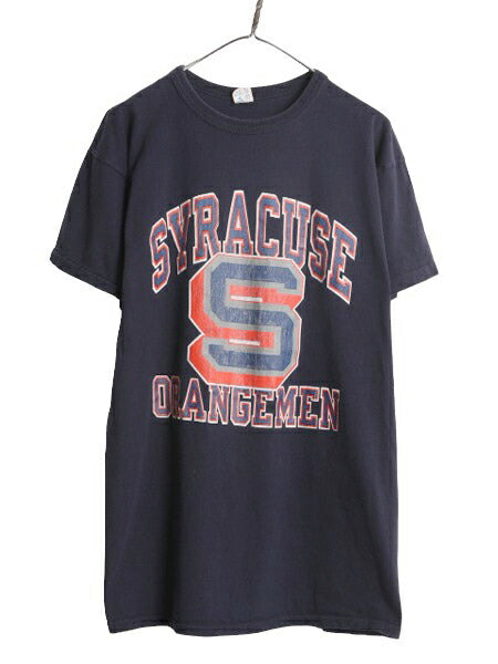 80s USA製 チャンピオン 3段 カレッジ プリント 半袖 Tシャツ メンズ XL / 80年代 ヴィンテージ Champion シングルステッチ 100% コットン