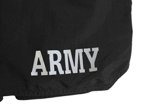 米軍実物 US ARMY アーミー ナイロン トレーニング ショートパンツ メンズ M ミリタリー ショーツ 短パン 海パン 水陸両用 インナー付き 黒