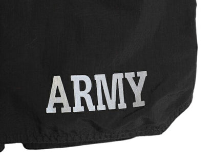 米軍実物 US ARMY アーミー ナイロン トレーニング ショートパンツ メンズ M ミリタリー ショーツ 短パン 海パン 水陸両用 インナー付き 黒