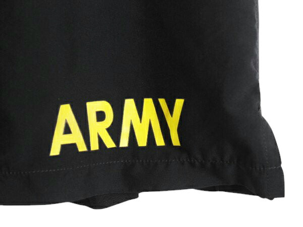 米軍実物 US ARMY アーミー ナイロン トレーニング ショートパンツ メンズ L 古着 13年製 ミリタリー ショーツ 短パン 海パン 水陸両用 黒