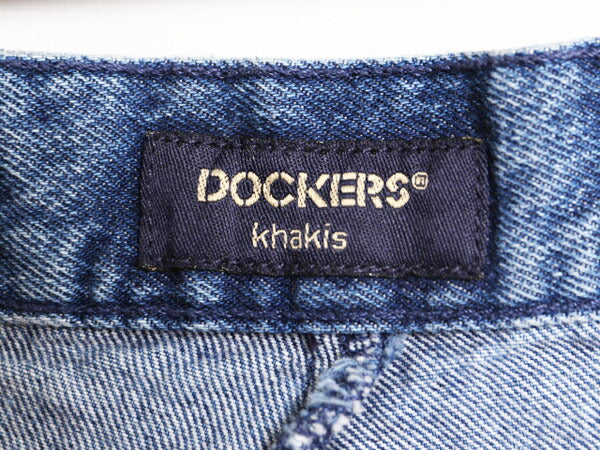 00s ドッカーズ リーバイス デニム ショートパンツ メンズ 34 古着 00年代 オールド LEVIS DOCKERS 短パン ツータック ショーツ コットン