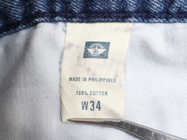 00s ドッカーズ リーバイス デニム ショートパンツ メンズ 34 古着 00年代 オールド LEVIS DOCKERS 短パン ツータック ショーツ コットン