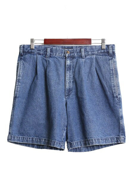00s ドッカーズ リーバイス デニム ショートパンツ メンズ 34 古着 00年代 オールド LEVIS DOCKERS 短パン ツータック ショーツ コットン