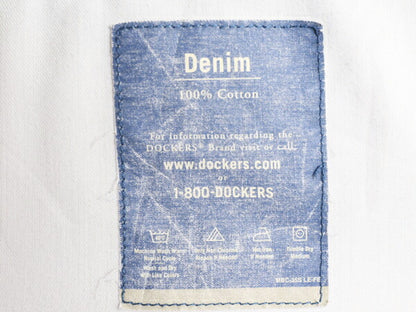 00s ドッカーズ リーバイス デニム ショート パンツ メンズ 34 古着 00年代 オールド LEVIS DOCKERS 短パン ツータック コットン ショーツ