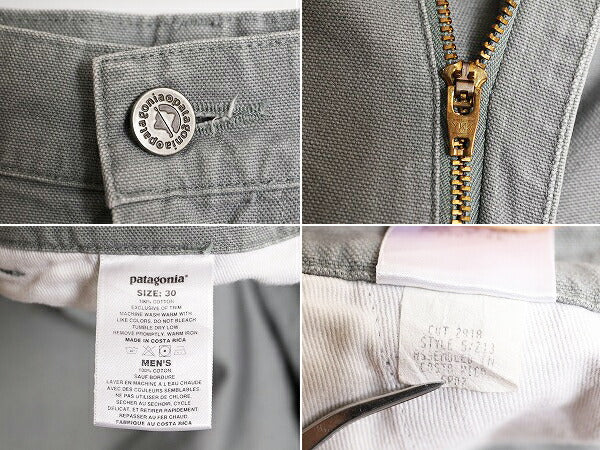 00s 02年製 パタゴニア ロング スタンドアップ ショーツ メンズ 30 / オールド Patagonia ノータック ショート パンツ キャンバス 短パン