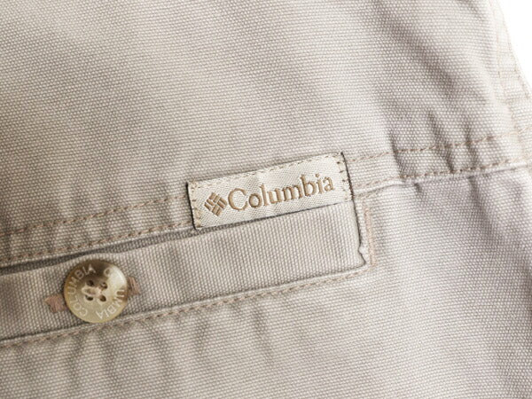 00s コロンビア ブッシュ ショートパンツ 12 レディース 実寸 32 程/ 古着 オールド Columbia ショーツ 短パン サファリ ノータック カーゴ