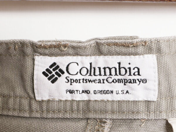 00s コロンビア ブッシュ ショートパンツ 12 レディース 実寸 32 程/ 古着 オールド Columbia ショーツ 短パン サファリ ノータック カーゴ