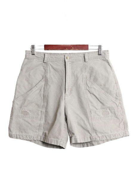 00s コロンビア ブッシュ ショートパンツ 12 レディース 実寸 32 程/ 古着 オールド Columbia ショーツ 短パン サファリ ノータック カーゴ