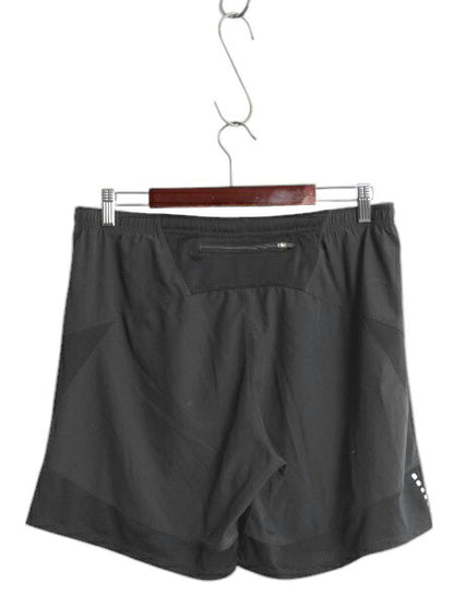 ノースフェイス ショートパンツ メンズ L 程/ ショーツ 薄手 ストレッチ 短パン ワンポイント イージーパンツ トレーニング ツートン 黒 灰