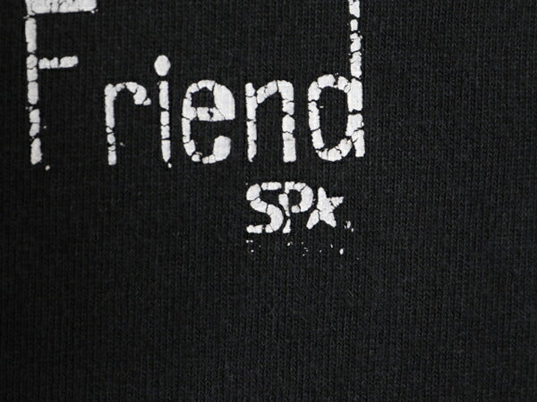 00s ジョーク メッセージ プリント 半袖 Tシャツ メンズ L / 00年代 オールド グラフィック ヘビーウェイト コットン ブラック カットソー