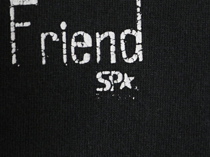 00s ジョーク メッセージ プリント 半袖 Tシャツ メンズ L / 00年代 オールド グラフィック ヘビーウェイト コットン ブラック カットソー