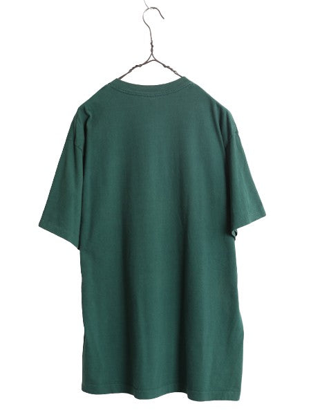 90s USA製 カレッジ キャラクター プリント Tシャツ メンズ XL / 90年代 オールド ヘビーウェイト シングルステッチ 大きいサイズ アメフト